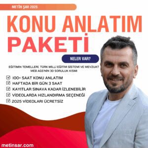 2026 Konu Anlatım Paketi (Canlı)