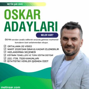 2026 Oskar Soru Adayları Paketi (video)